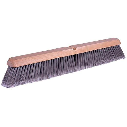 Weiler 42041 18" Fine Sweep Floor Brush, Flagged Silver Polystyrene Fill by WeilerAbrasives
