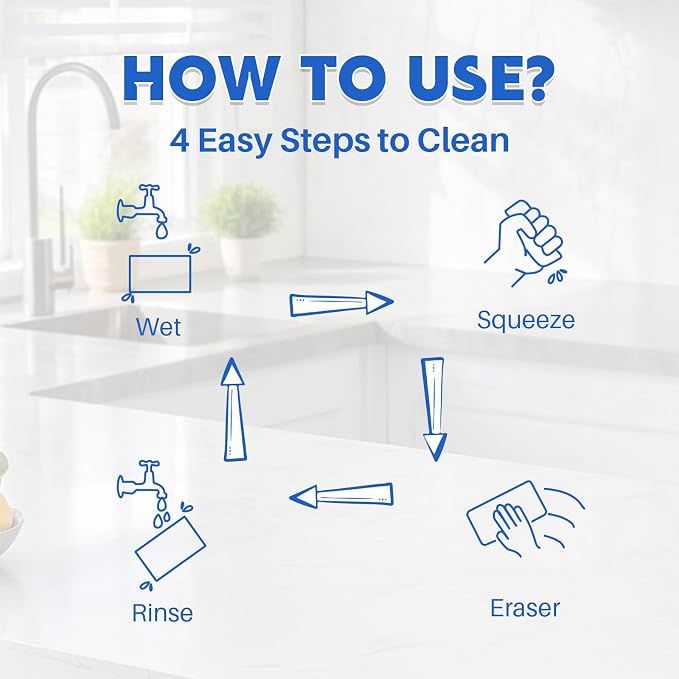Glass Cooktop Cleaner Sponge, 10 Pack GRS Certified Stove Top Cleaner 2X - Image 7