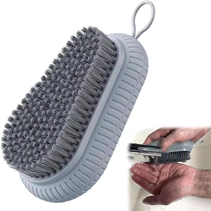 VWMYQ Heavy Duty Fingernail Scrub Brush, Durable Stiff Bristles Hand and Nail by -100SoftSilicone-