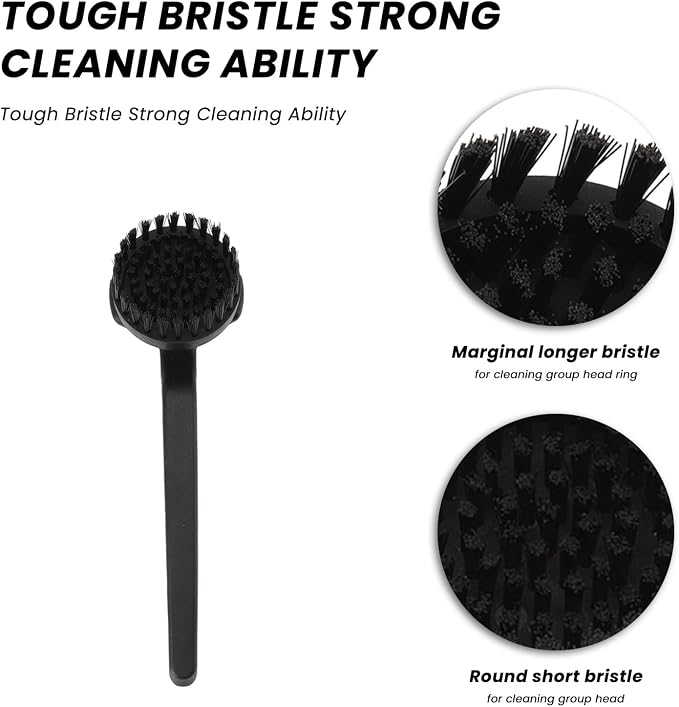Topyond Espresso Coffee Machine Cleaning Brush, 360° Coffee Grinder Brush - Image 2
