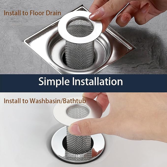 Shower Drain Hair Catcher, Shower Drain Cover - Image 4