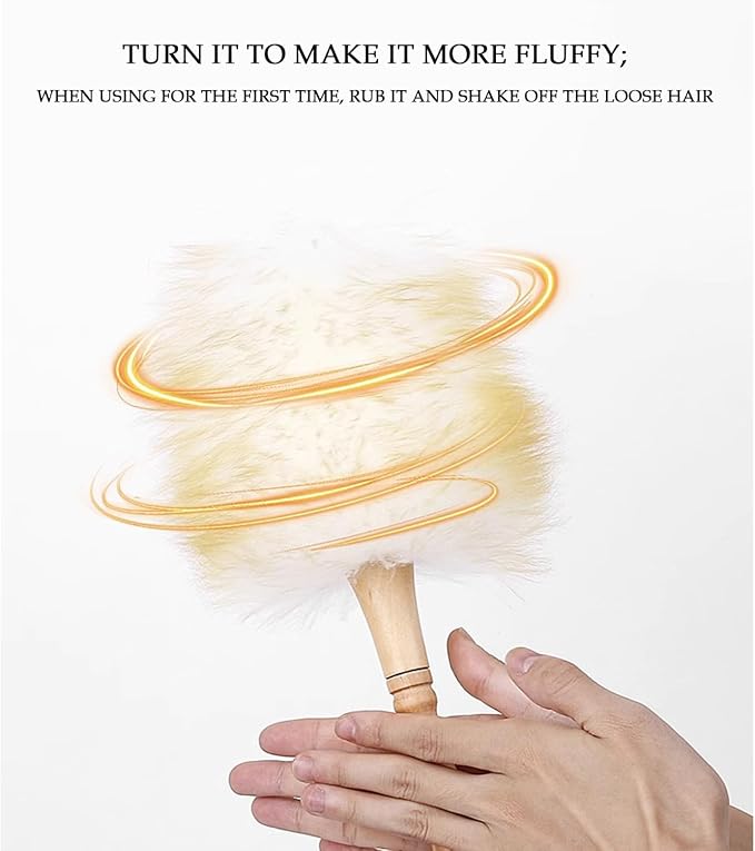 Wool Duster, Long Handle Duster, Wool Lambswool Cleaning Brush Duster, Wool - Image 4