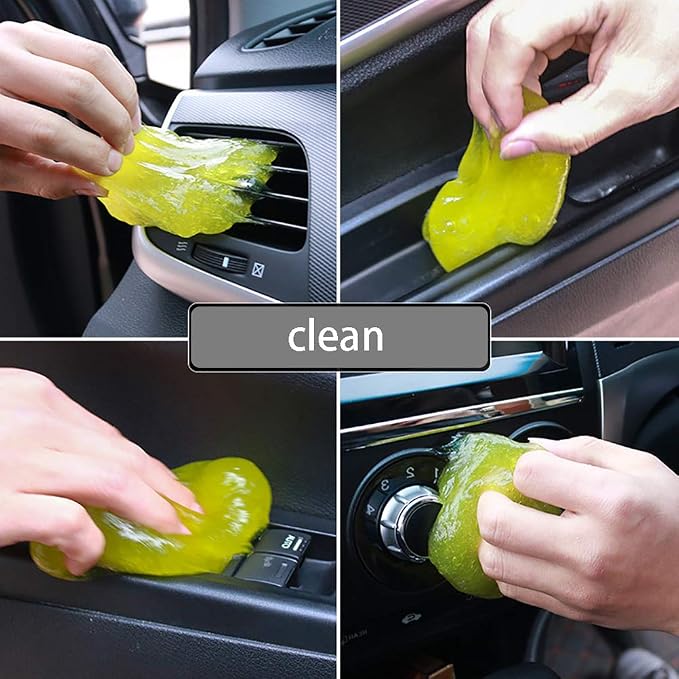 Tyenaza Car Cleaning Gel, Universal Detailing Automotive Dust Cleaning Tools - Image 3