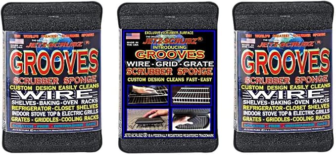 Jetz-Scrubz Grooves Scrubber Sponge by Jetz-Scrubz
