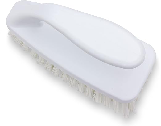 SPARTA Scrub Brush with Iron Shaped Handle and Stiff Bristles, Heavy Duty - Image 3