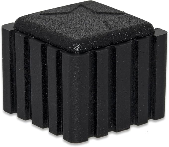 Flyshop Anti-Skid Non-Marking Synthetic Rubbr Patio Chair Table Leg Caps Square - Image 4