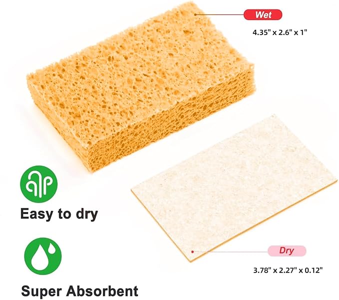 36 - Pack Non-Scratch Scrub Sponges - Sponge - Image 2