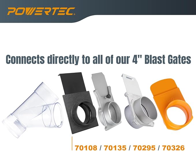 POWERTEC 70367V 4 Inch ID Y Fitting - Image 5