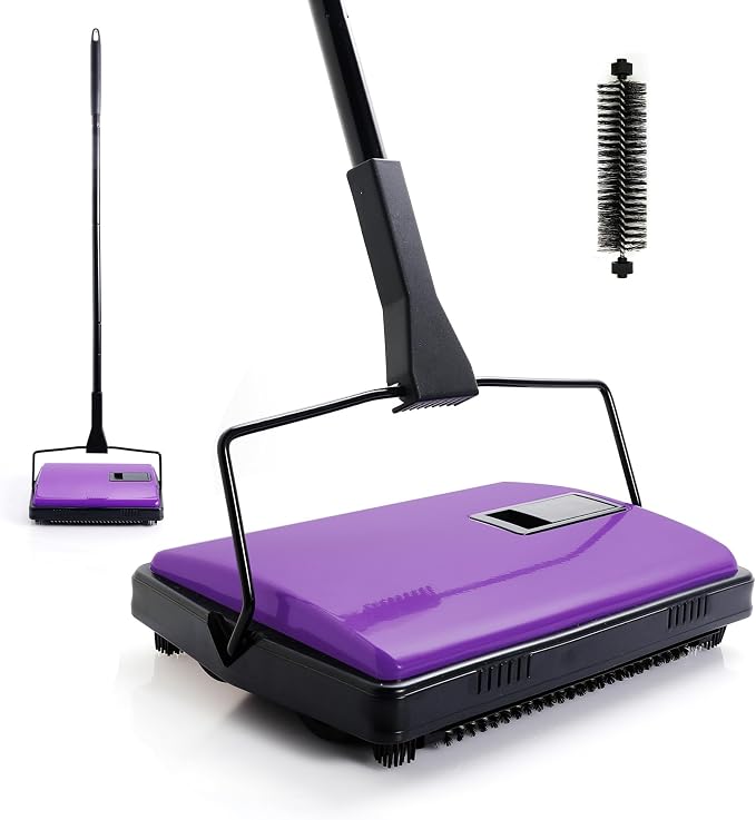 Yocada Carpet Sweeper Cleaner Manual Household Sweeper by Yocada