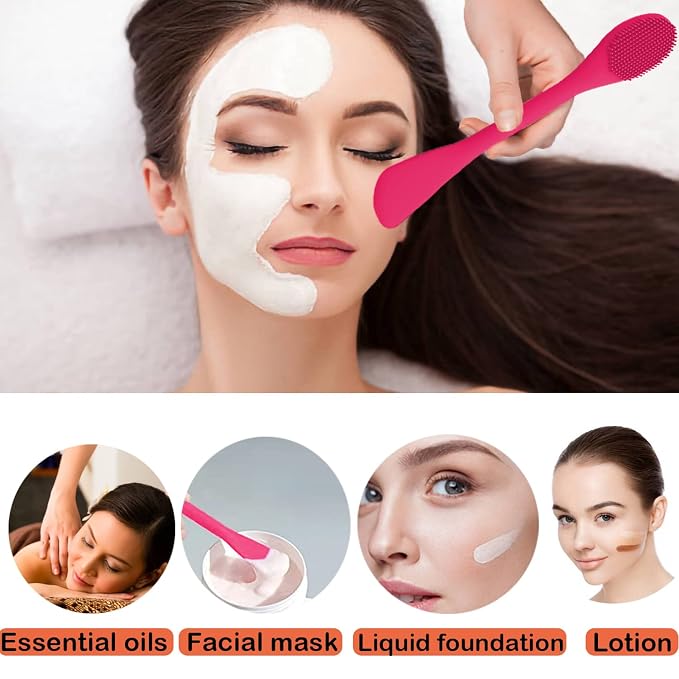 Silicone Facial Cleansing Brush Pores Cleaner, Remove Blackhead, Remove Acne - Image 4