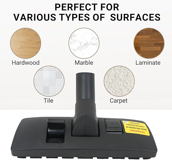 EZ SPARES 1 1/4 inch 32mm Universal Vacuum Cleaner Euro Floor Brush Head Brush - Image 6