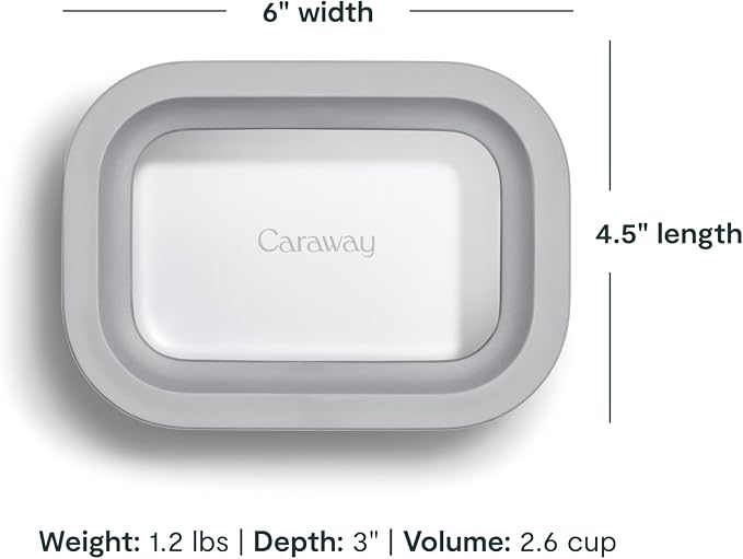 Caraway 2pc Glass Food Storage Set - Image 3