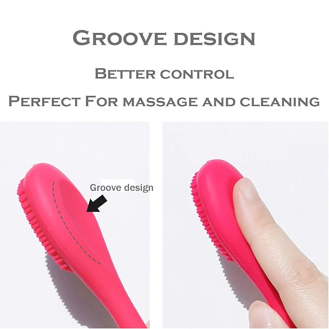 Silicone Facial Cleansing Brush Pores Cleaner, Remove Blackhead, Remove Acne - Image 7