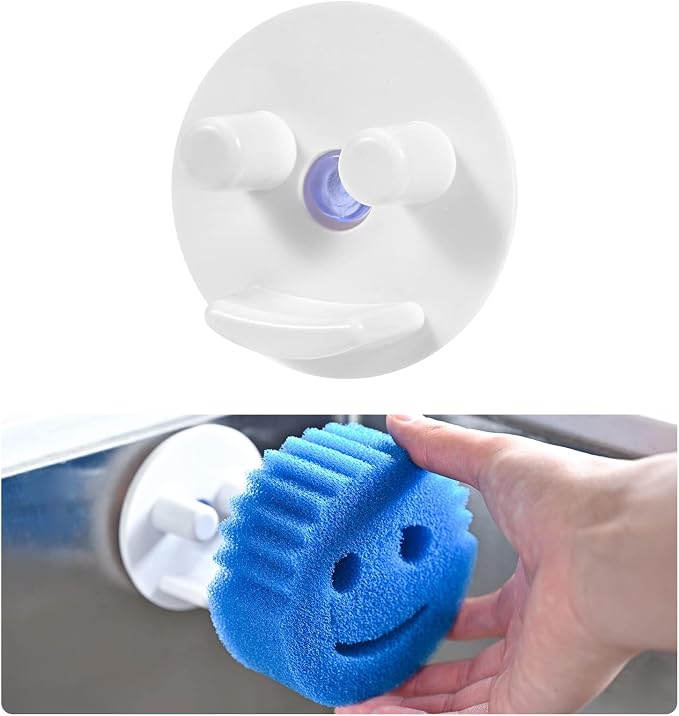 Scrub Sponge Holder for Kitchen Sink by Qujior