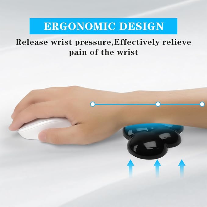 Gel Cloud Mouse Wrist Rest, Cute Wrist Support and Arm Support - Image 3