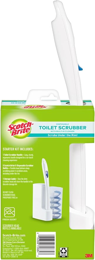 Scotch-Brite Disposable Toilet Scrubber Starter Kit, Disposable Refills - Image 9