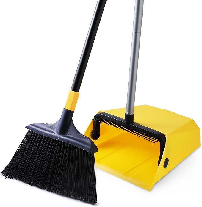 Yocada Commercial Broom and Dustpan Set by Yocada