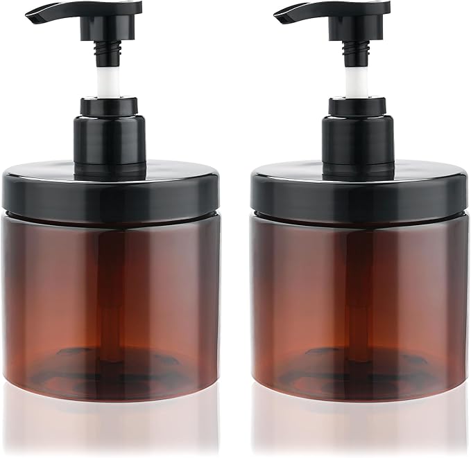 Cosywell Pump Bottle Dispenser Shampoo and Conditioner Dispenser 2 Pack by Cosywell
