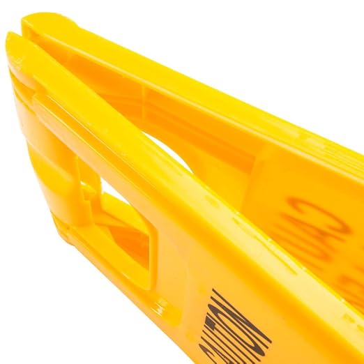 6 Pack Restaurant Caution Wet Mop Bucket Floor Yellow Folding Sign Commercial - Image 4