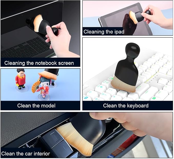 Soft Microfiber Car Detailing Brushes 4 Pack - Image 3