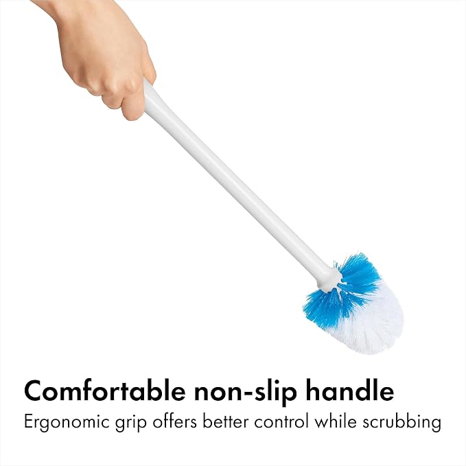 OXO Good Grips Compact Toilet Brush & Canister, Toilet Bowl Brush and Holder - Image 6
