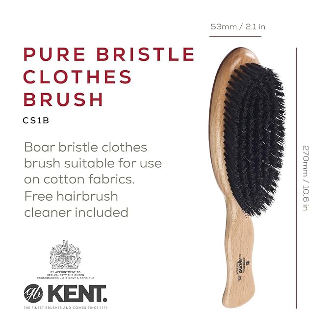 Kent CS1B Clothes Brush, Fabric Lint Remover - Image 2