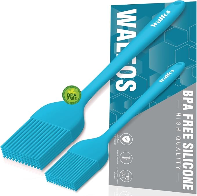 Walfos Silicone Basting Pastry Brush, Heat Resistant Pastry Brush Set, Strong by Walfos