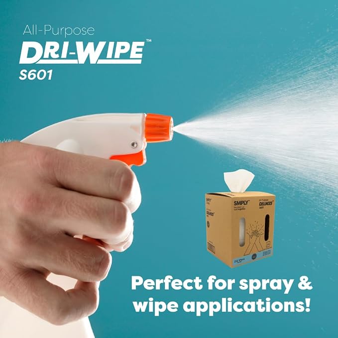 Dri-Wipe S601 by SMPLY Brands – All-Purpose Disposable Cleaning Wipes, 252 Wipes - Image 5