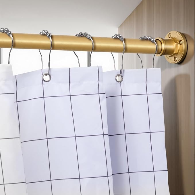 BRIOFOX Industrial Shower Curtain Rod - Image 7