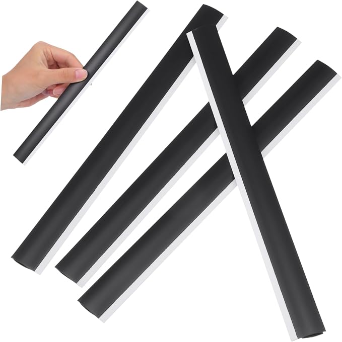 BESTYASH 4pcs Upright Dust Pan Lip Strip Dustpan Edge Strip Replacement Rubber by BESTYASH