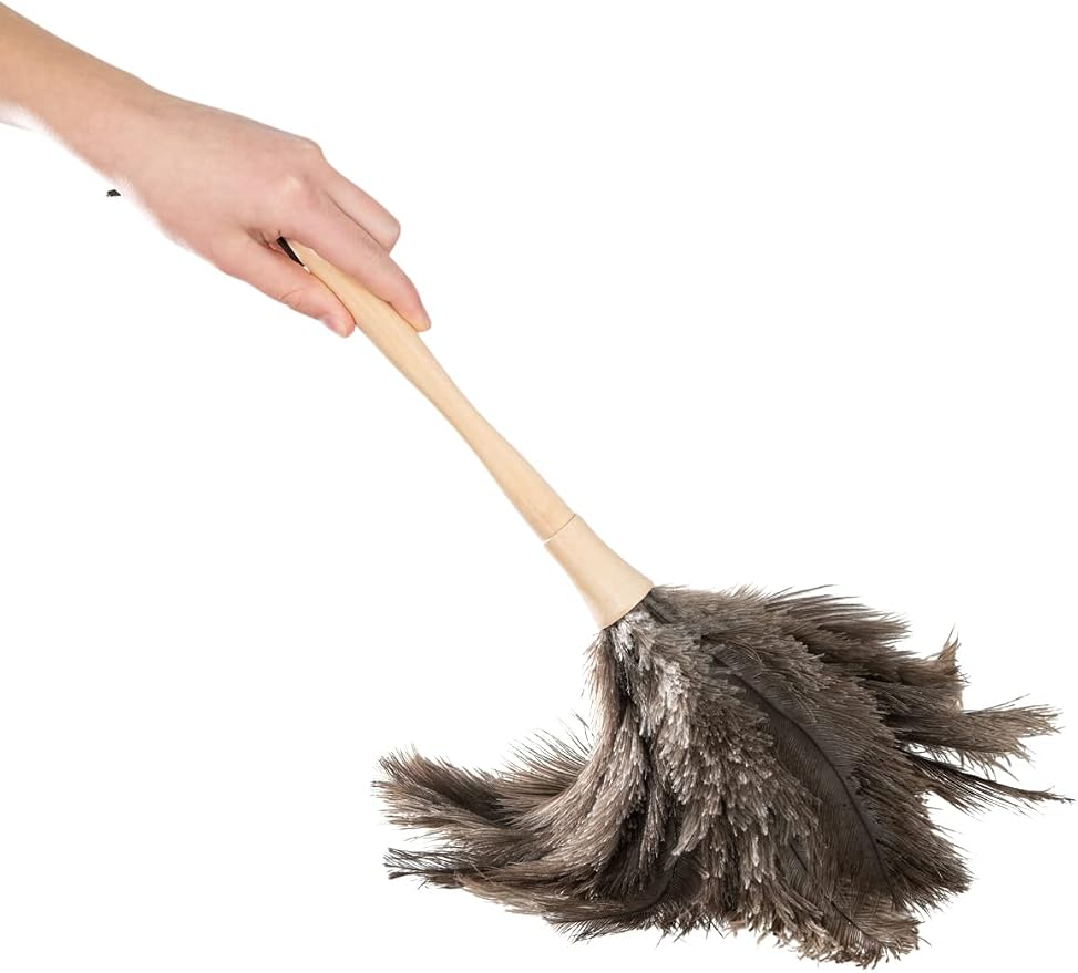 Superio Ostrich Feather Duster Fluffy Dust Remover, - Image 3