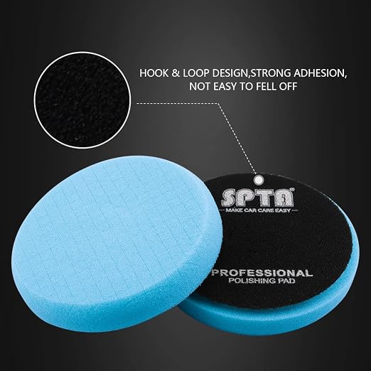 Blue Polish Pad, Buffing Polishing Pads, SPTA 1Pc 6.5 Inch Face - Image 4
