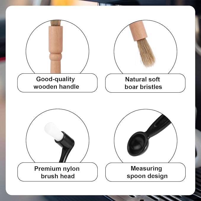 15pcs Coffee Machine Cleaning Brush Kit, Espresso Machine Cleaning Tools Set - Image 4
