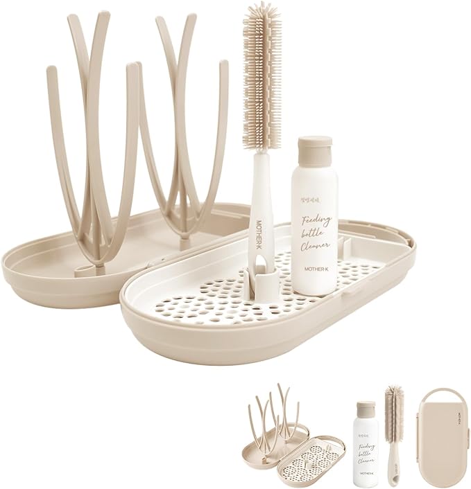 MOTHER-K Travel Baby Bottle Drying Rack Set - Image 7