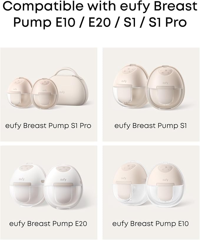 eufy Original Dust Cover for Wearable Breast Pump E10/E20/S1/S1 Pro, Leak-Proof - Image 2