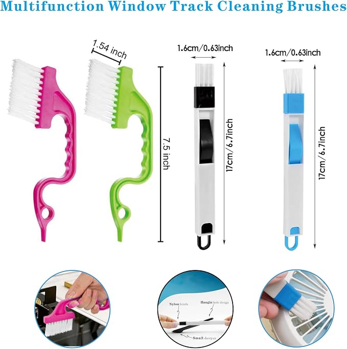 14 Pcs Crevice Cleaning Brush, Corner Brush, Screen Cleaner Brush, Cleaning - Image 3