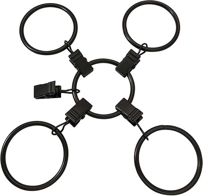 40 Pack Metal Curtain Rings - Image 7