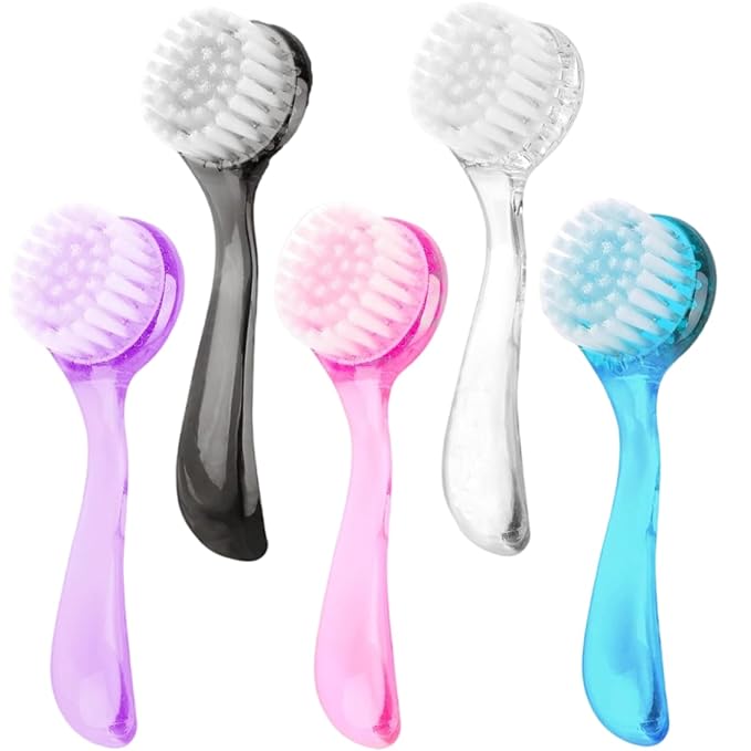 Soft Nail Dust Cleaning Brush 5Pcs Handle Grip Fingernail Brush Nail Dust Brush by Unknown