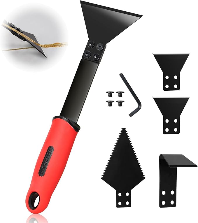 1 Caulk Remover Tool Set ​with 5-piece Blades by TKGKHK