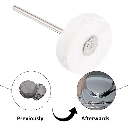 20 Pack Little Buffing Wheel 1/8 Inch Cloth Polishing Wheels Polishing Buffing - Image 3