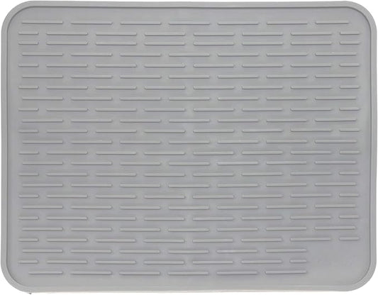 Large Silicone Dish Drying Mat for Kitchen Counter or Under Sink, Waterproof by LISH