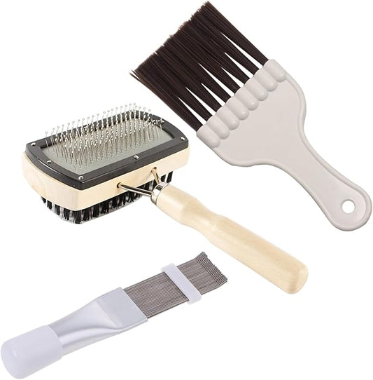 3 in 1 Set Air Conditioner Condenser Fin Comb，Refrigerator Coil Cleaning Brush by Unknown