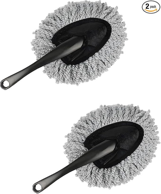 2 PCS Car Dash Duster Brush, Super Soft Microfiber Multi-Functional Car by Unknown