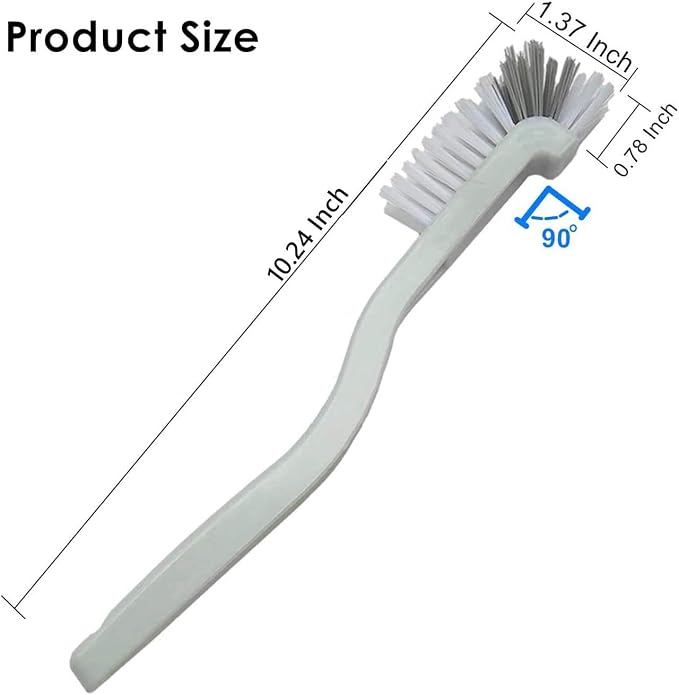 4 Piece Cleaner Brush to Deep Clean Tile Lines, Dearjana Small Scrub Brushs - Image 2