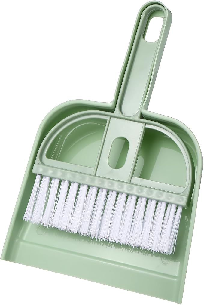uxcell Mini Dustpan and Brush Set, Small Broom and Dustpan Set by uxcell
