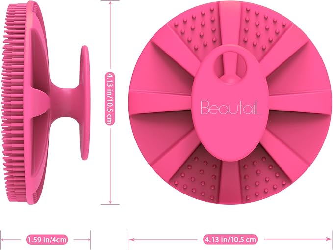 Silicone Body Scrubber, BEAUTAIL Shower Bath Scrubber, More Hygienic Than - Image 7