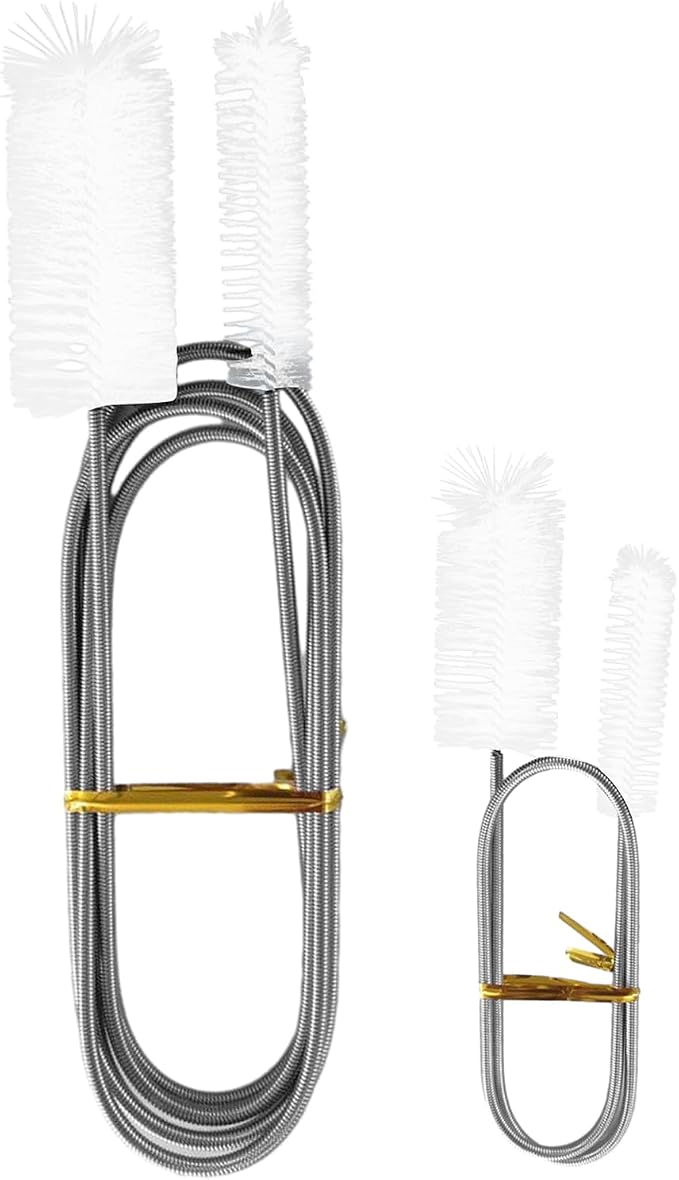 Flexible Long Drain Brush Set, Stainless Steel Tube Cleaning Brushes - Image 5