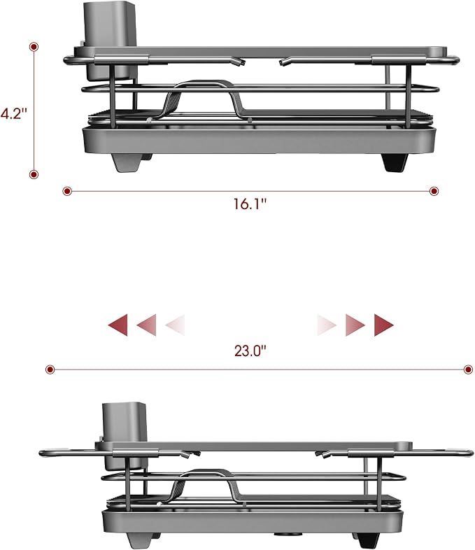 Stainless Steel Dish Drying Rack - Image 3