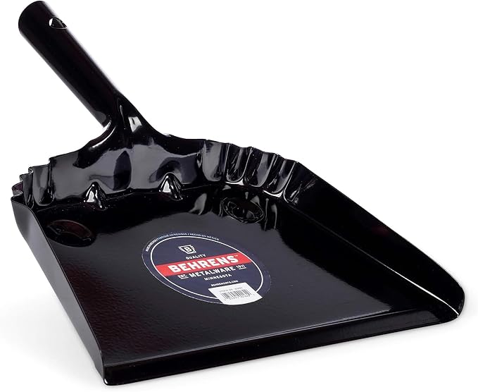 Behrens Portable Weatherproof Galvanized Steel Corrugated Dustpan - Image 2