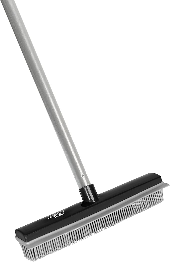 Fuller Brush Rubber Broom – for Carpets Floors Stairs Upholstery – by FullerBrush